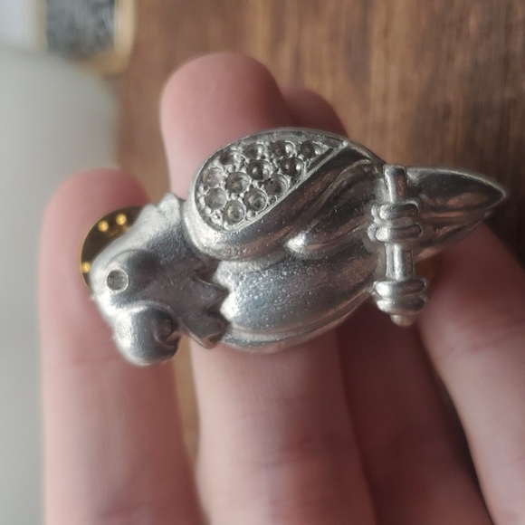 Whimsical parrot‎ bird brooch B213 - Picture 1 of 4